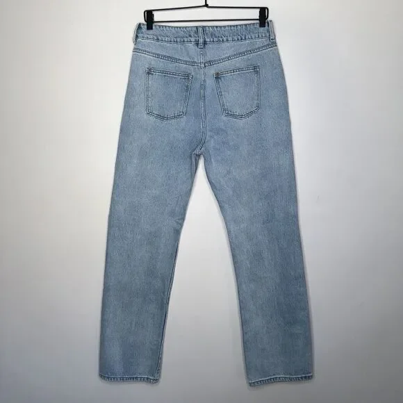 Fashion Nova Women’s Tall Bend The Rules Distressed Jeans Size 9 - Picture 4 of 5